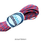 Pink Sky Camo 550 Paracord Shoelaces