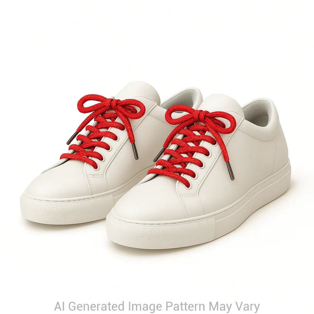 Red 550 Paracord Shoelaces