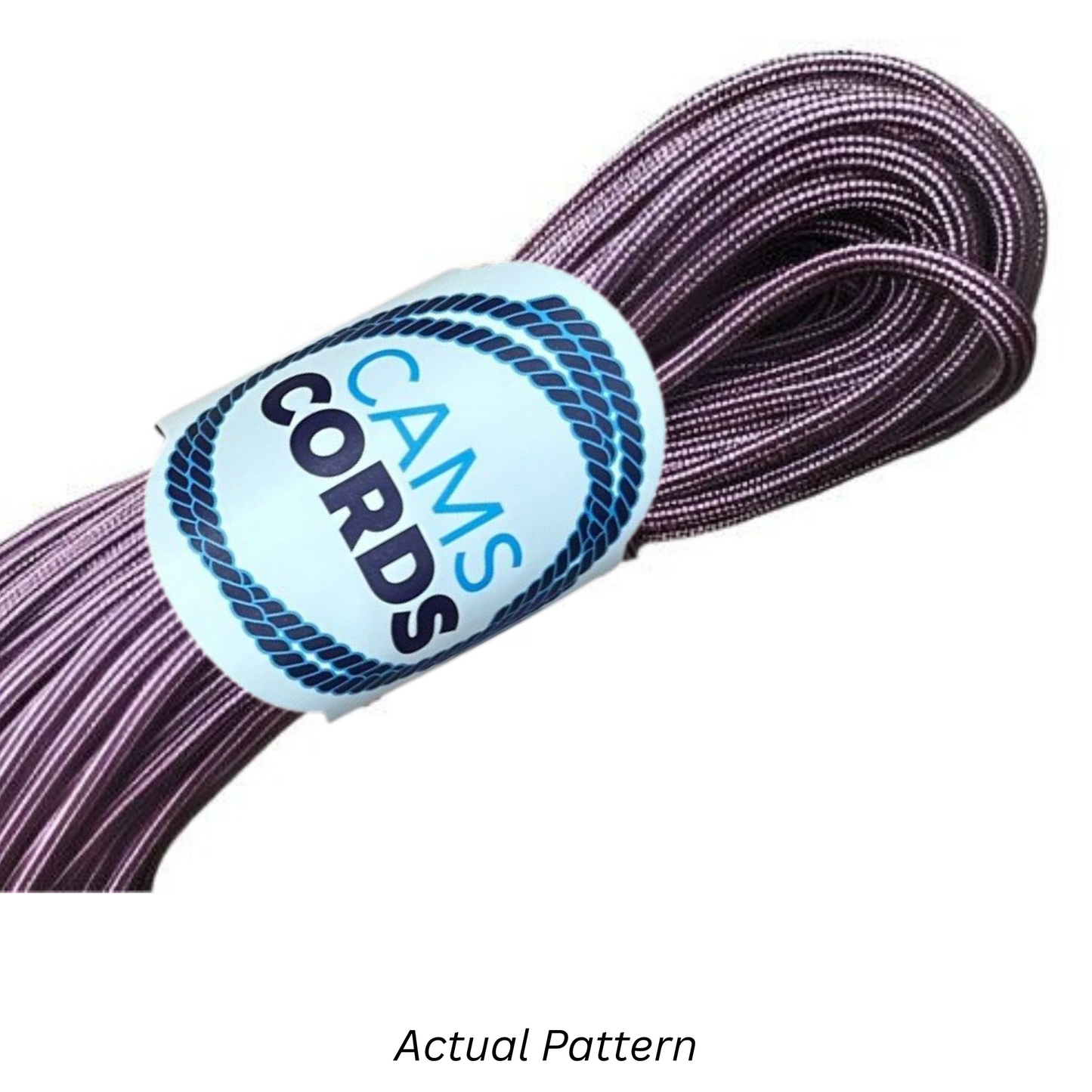 Rose Pink - Black Stripe Paracord