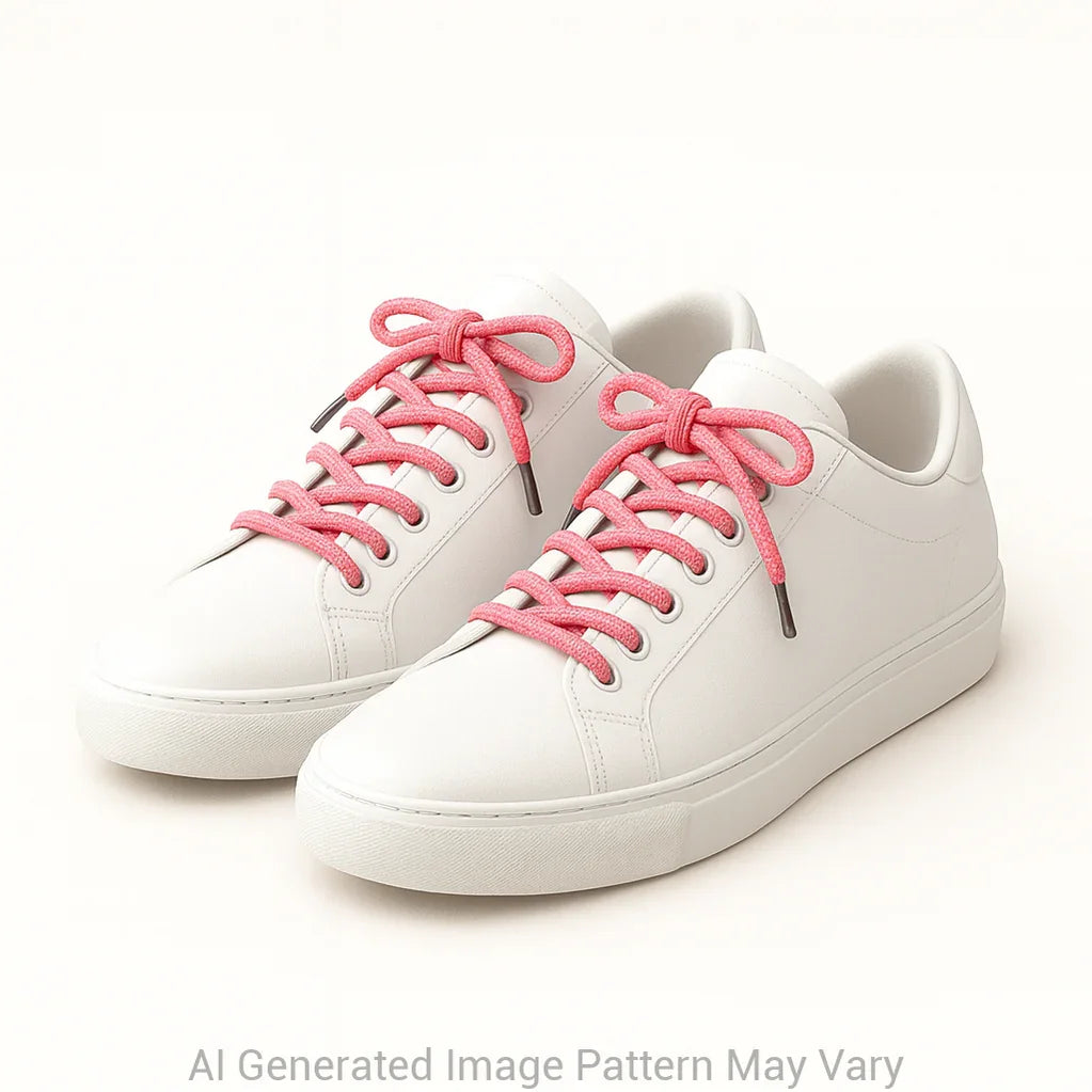 Rose Pink 550 Paracord Shoelaces
