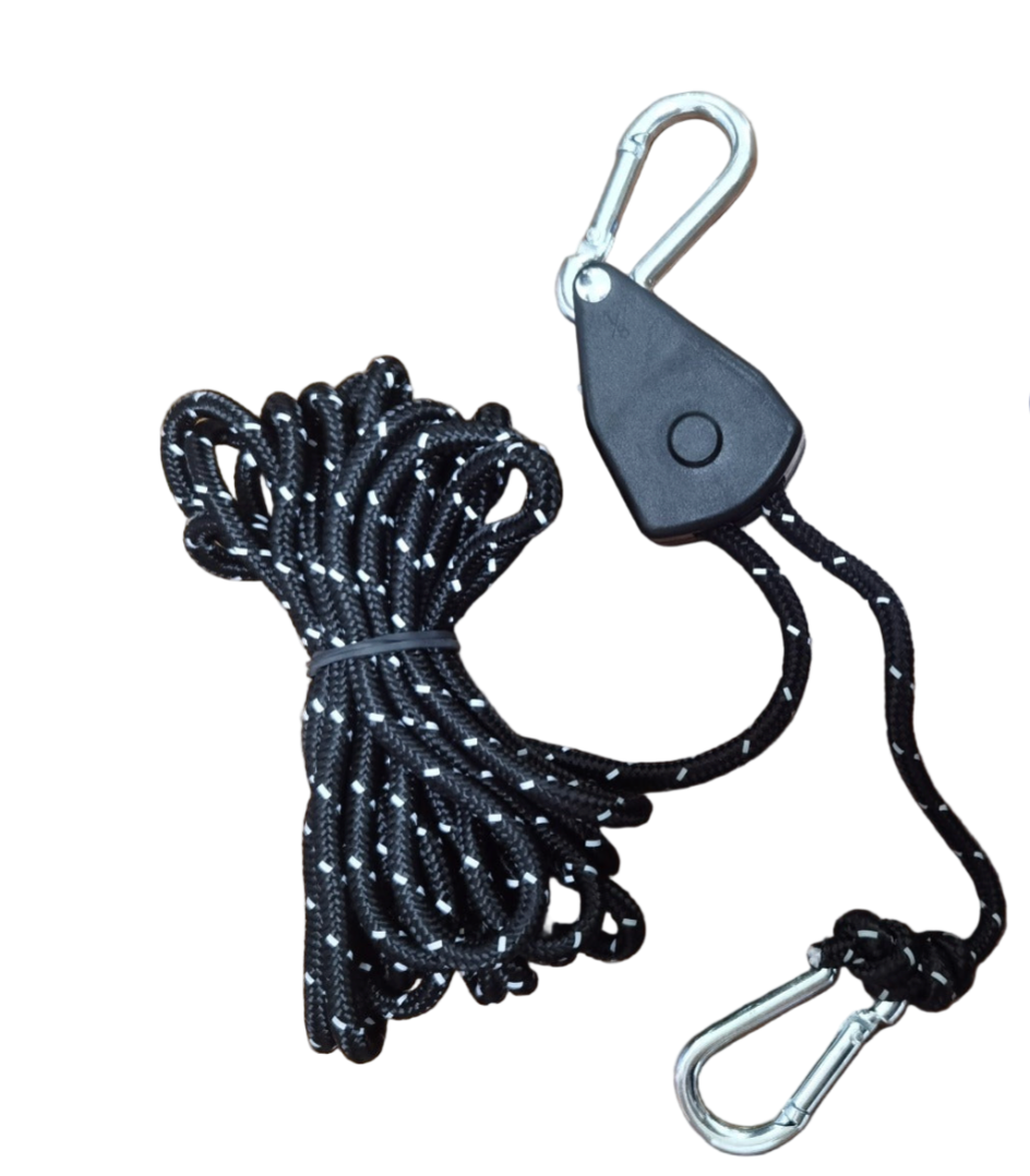 Rope Pull Tensioners – Adjustable Rope Pulleys for 550 Paracord