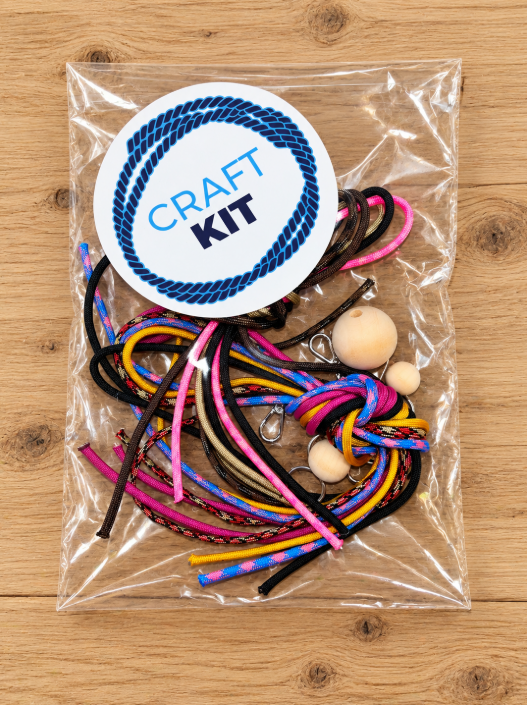 Cams Cords | The Knotty Little Kit | Paracord Craft Kit for Kids