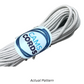 Silver 550 Paracord Shoelaces