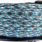 Appaloosa - Aqua-Beige-Brown halter - 6mm - Cams Cords