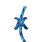 Appaloosa - Aqua-Blue-Navy halter - 8mm - Cams Cords