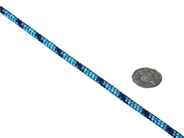 Appaloosa - Aqua-Blue-Navy halter - 8mm - Cams Cords