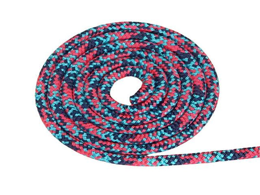 Appaloosa - Aqua-Navy-Pink halter - 6mm - Cams Cords