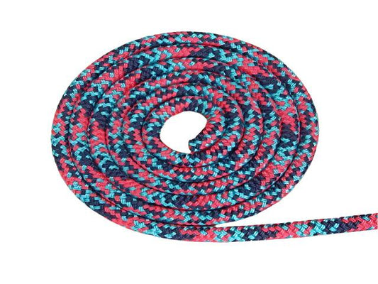 Appaloosa - Aqua-Navy-Pink Halter - 8mm - Cams Cords