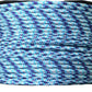 Appaloosa - Aqua-Silver-Purple halter - 6mm - Cams Cords