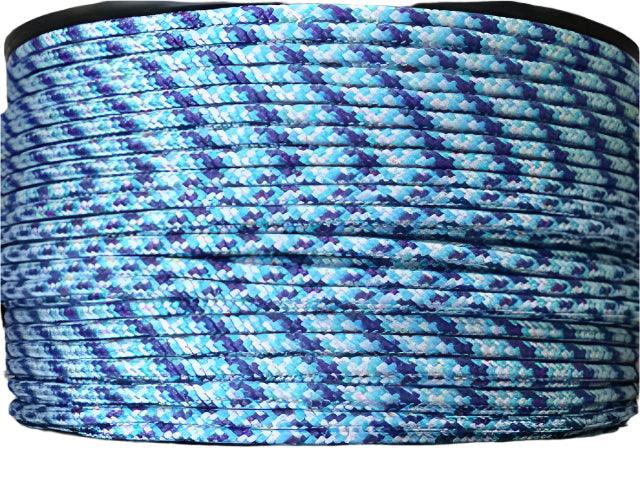 Appaloosa - Aqua-Silver-Purple halter - 6mm - Cams Cords