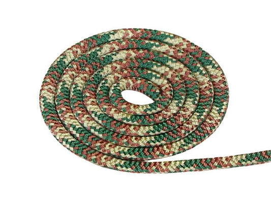 Appaloosa - Brown-Beige-Green halter - 6mm - Cams Cords