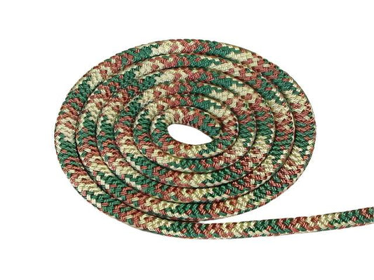 Appaloosa - Brown-Beige-Green Halter - 8mm - Cams Cords