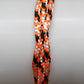 Appaloosa - Orange-Black-White halter - 6mm * - Cams Cords