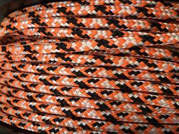 Appaloosa - Orange-Black-White halter - 6mm * - Cams Cords