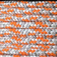 Appaloosa - Orange-Silver-White Halter - 8mm - Cams Cords
