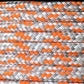 Appaloosa - Orange-Silver-White Halter - 8mm - Cams Cords