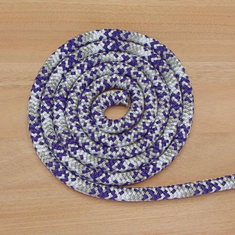 Appaloosa - Purple-Silver-White halter - 6mm * - Cams Cords
