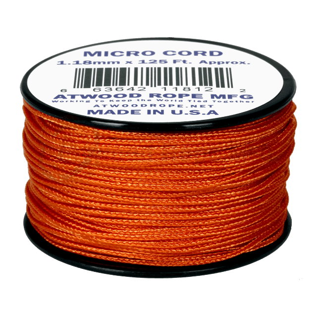 Atwood Micro Cord 1.18mm - Burnt Orange - Cams Cords