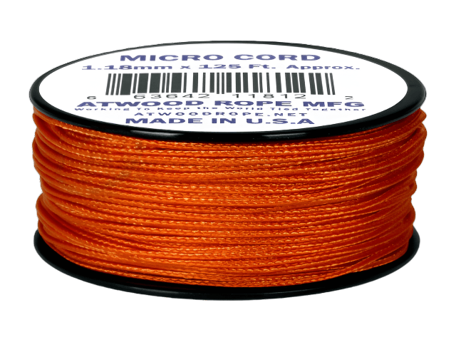 Atwood Micro Cord 1.18mm - Burnt Orange - Cams Cords