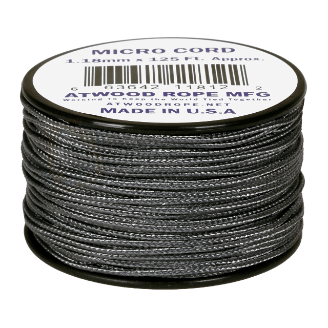 Atwood Micro Cord 1.18mm - Graphite - Cams Cords
