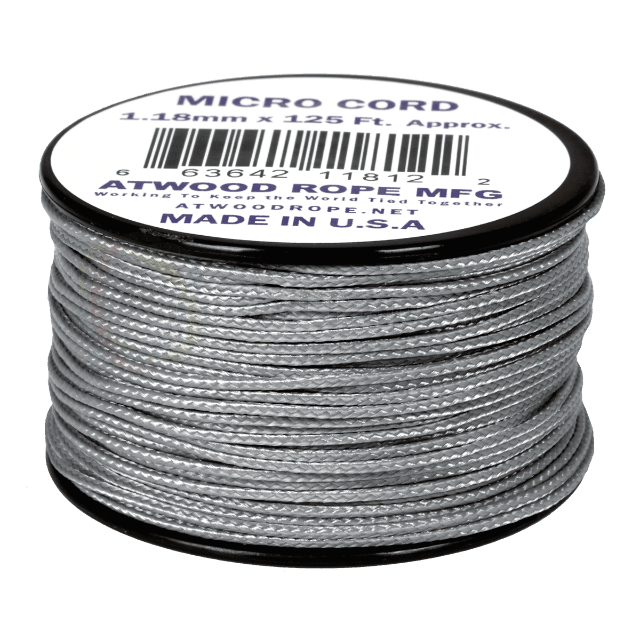 Atwood Micro Cord 1.18mm - Grey - Cams Cords