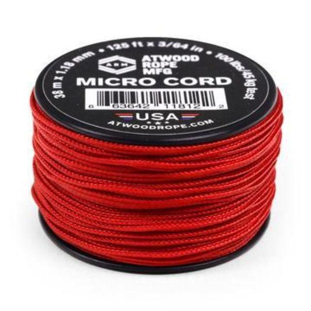 Atwood Micro Cord 1.18mm - Red - Cams Cords
