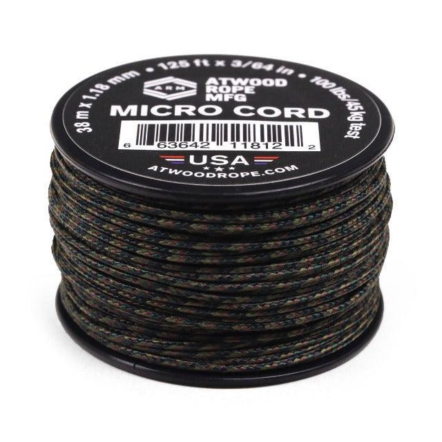 Atwood Micro Cord 1.18mm - Woodland Camo - Cams Cords