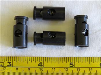 Barrel Toggle - Black large - Cams Cords