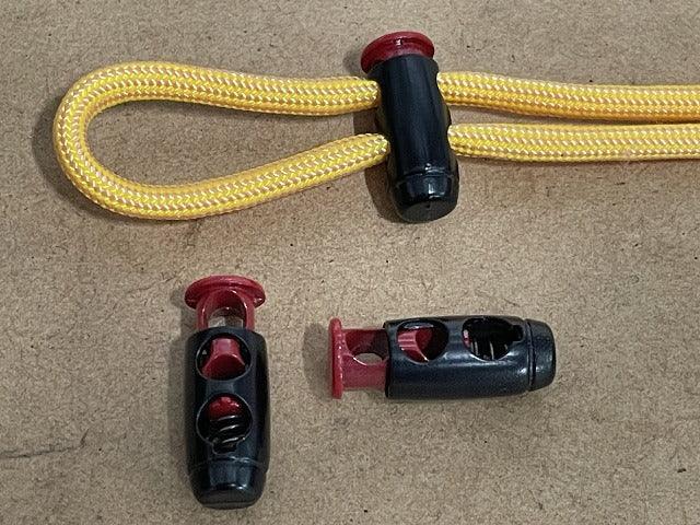 Barrel Toggle - Metal - single end Red - Cams Cords