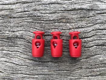 Barrel Toggle - small Red - Cams Cords
