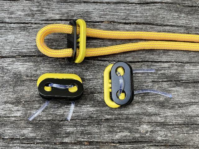 Bean Toggle - Metal - Yellow - Cams Cords
