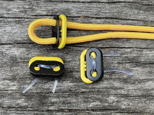 Bean Toggle - Metal - Yellow - Cams Cords
