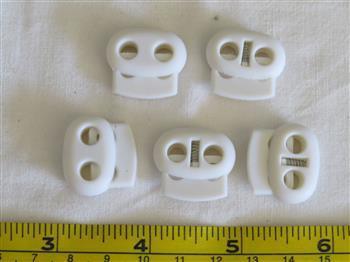 Bean Toggle - White - Cams Cords