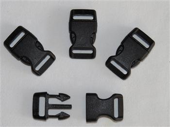 Black Buckles - 15mm - Cams Cords
