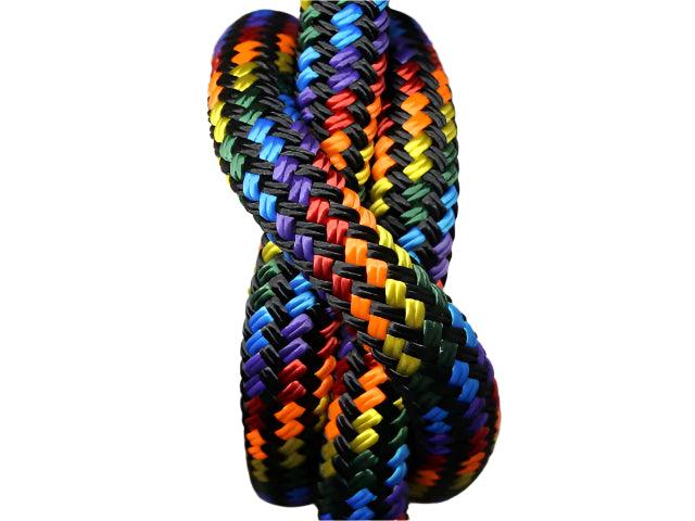 Black Rainbow Lead Rope - 16mm - Cams Cords