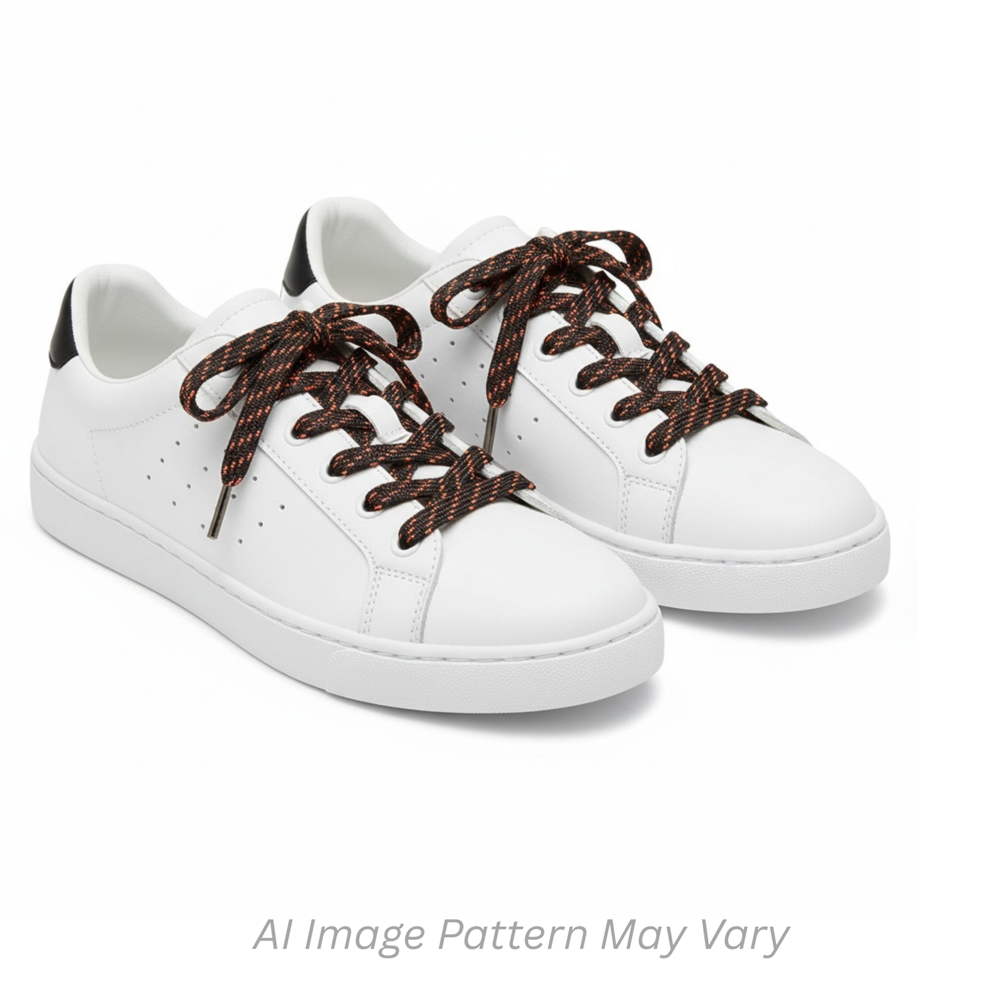 Black & Imperial Red X 550 Paracord Shoelaces