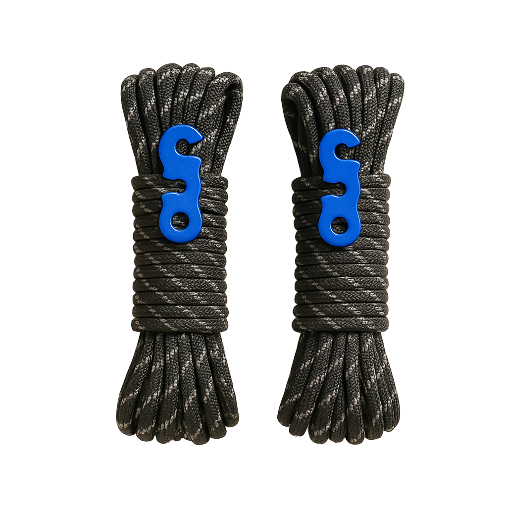Tent Guy Ropes Reflective Paracord Basic