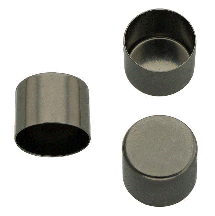 Brass Cord End Cap - 12mm– Gray
