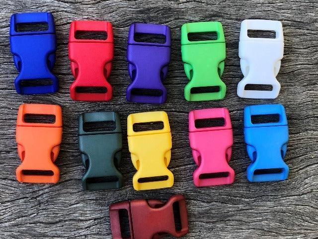 Buckle pack - 15mm Assorted Colours- Pack of 10 - Cams Cords