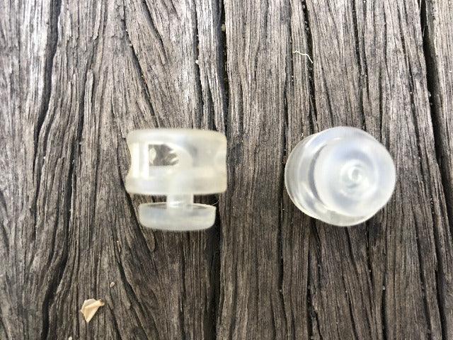 Button Toggle - Clear - Cams Cords