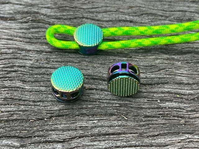 Button Toggle - Etched - Rainbow - Cams Cords