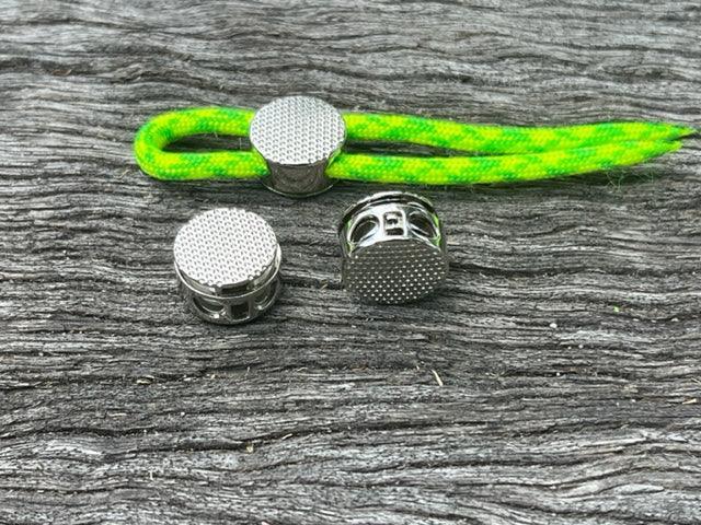 Button Toggle - Etched - Silver - Cams Cords