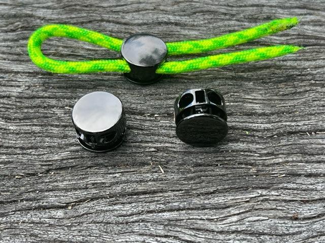 Button Toggle - Metal - Black - Cams Cords
