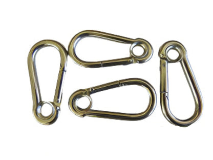 Carabiner - 60mm Stainless Steel - Cams Cords