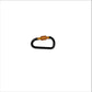 Carabiner - Black & Orange 80mm - Cams Cords