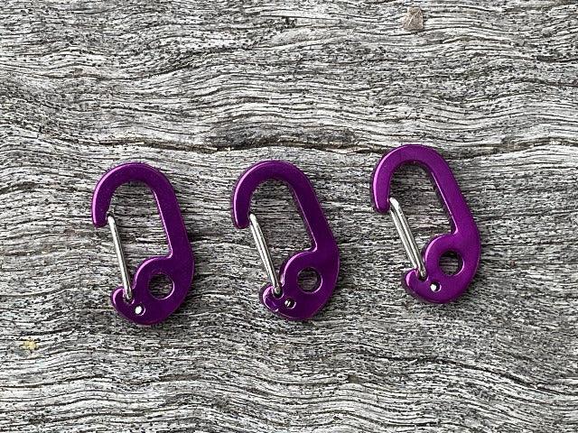 Carabiner - Hook - Purple - Cams Cords