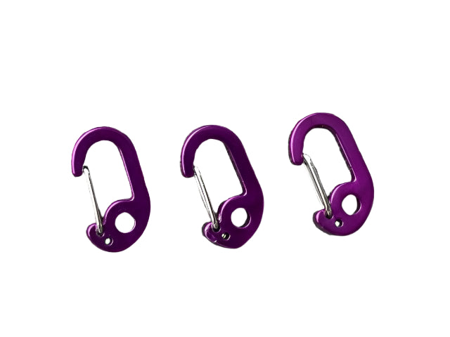 Carabiner - Hook - Purple - Cams Cords