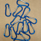 Carabiners - Light Blue - Cams Cords