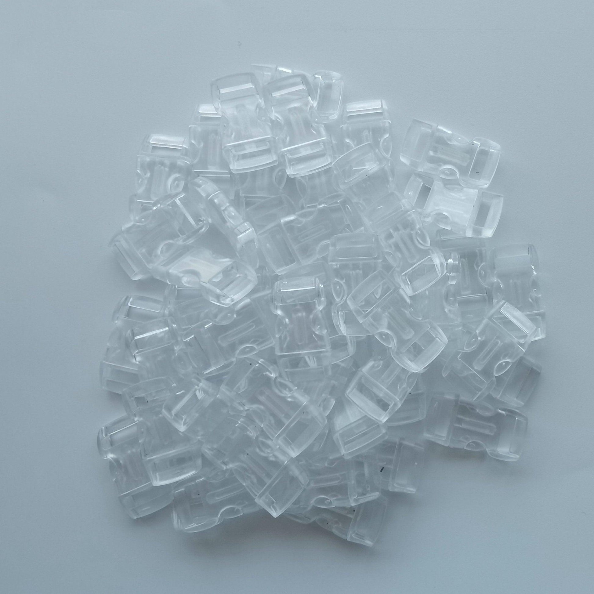 Clear Buckles - 10mm - Cams Cords