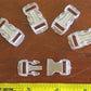 Clear Buckles - 10mm - Cams Cords